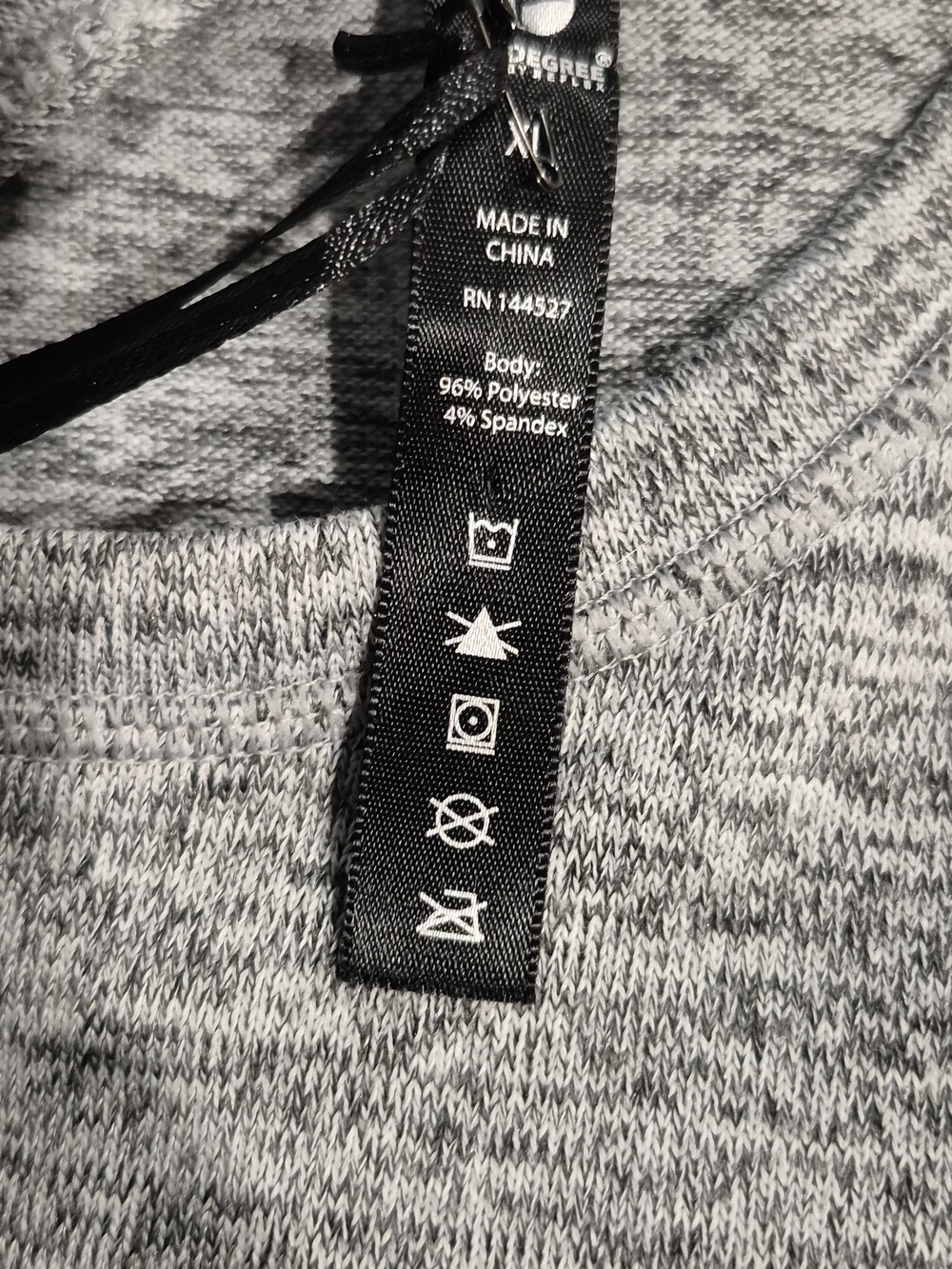 Men's Heather Gray Long-Sleeve Crewneck Sweater (Box C) - Picture 5 of 7